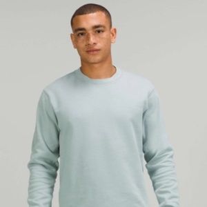 EUC Men's Lululemon French Terry Oversized Long Sleeve Crew in Silver Blue